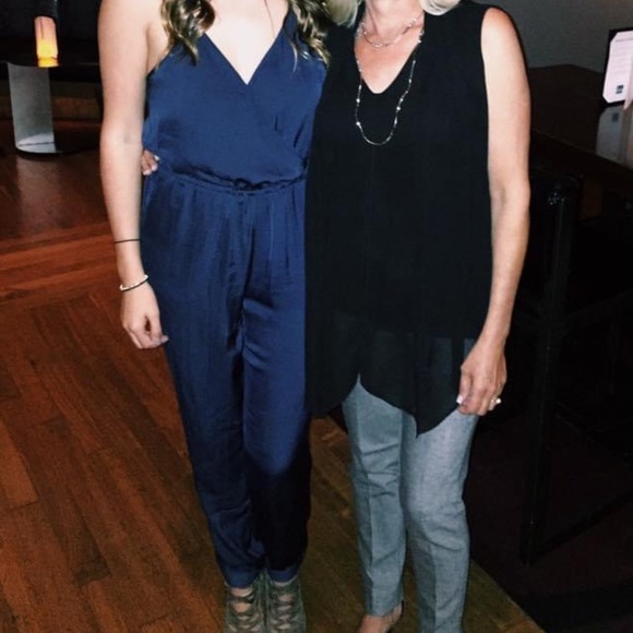 Silky Racerback Jumpsuit - Picture 5 of 7